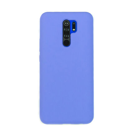 Фото Чехол для Xiaomi Redmi 9 бампер AT Silicone case (Светло-фиолетовый)