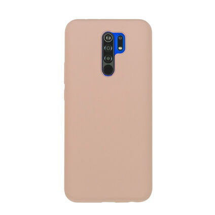 Фото Чехол для Xiaomi Redmi 9 бампер AT Silicone case (Нежно-розовый)