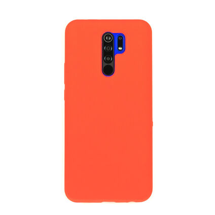 Фото Чехол для Xiaomi Redmi 9 бампер AT Silicone case (Коралловый)