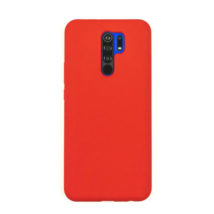 Фото Чехол для Xiaomi Redmi 9 бампер AT Silicone case (Красный)
