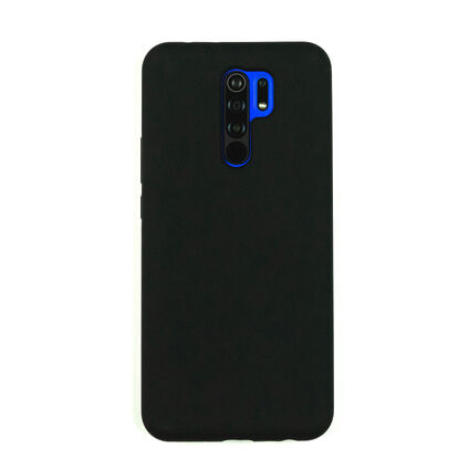 Фото Чехол для Xiaomi Redmi 9 бампер AT Silicone case (Черный)