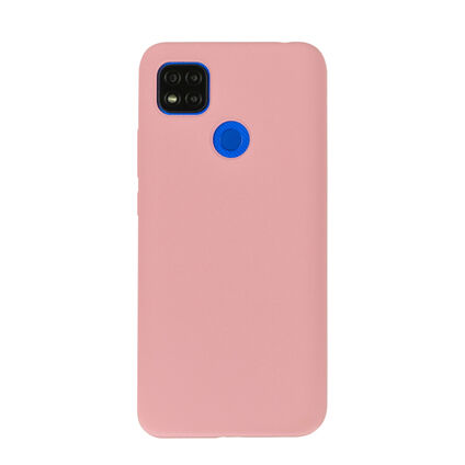 Фото Чехол для Xiaomi Redmi 9C бампер AT Silicone case (Светло-розовый)