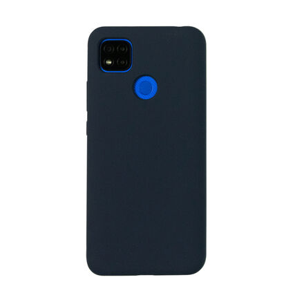 Фото Чехол для Xiaomi Redmi 9C бампер AT Silicone case (Темно-синий)