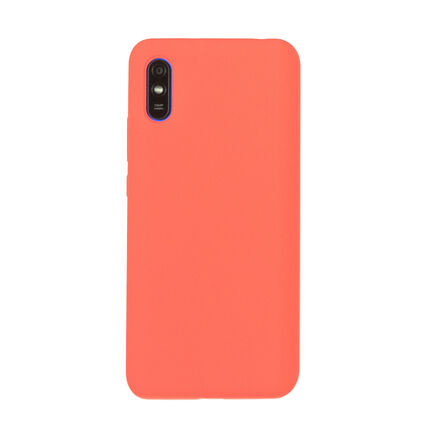 Фото Чехол для Xiaomi Redmi 9A бампер AT Silicone case (Коралловый)