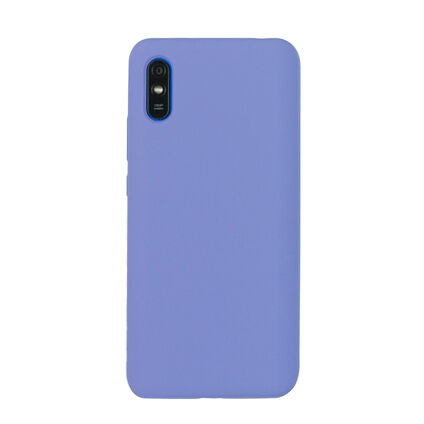 Фото Чехол для Xiaomi Redmi 9A бампер AT Silicone case (Светло-фиолетовый)