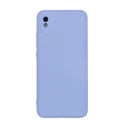 Фото Чехол для Xiaomi Redmi 9A бампер AT Silicone case (Сиреневый)