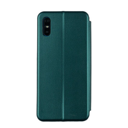 Фото Чехол для Xiaomi Redmi 9A книжкой АТ (Темно-зеленый)