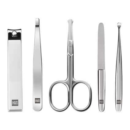 Фото Маникюрный набор из закаленной стали Huo Hou Stainless Steel Nail Clippers Suit Brown HU0061