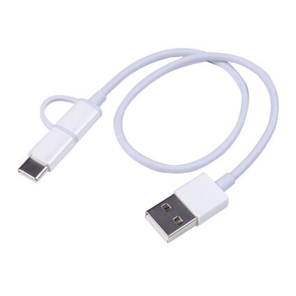Фото Кабель Xiaomi USB - Micro-USB - Type-C (30 см)