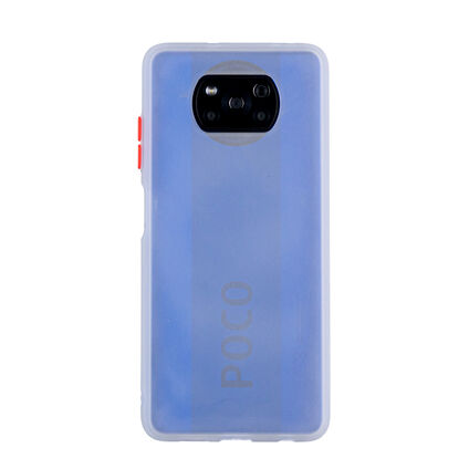 Фото Чехол для Xiaomi POCO X3 бампер AT Frosted case (Белый)