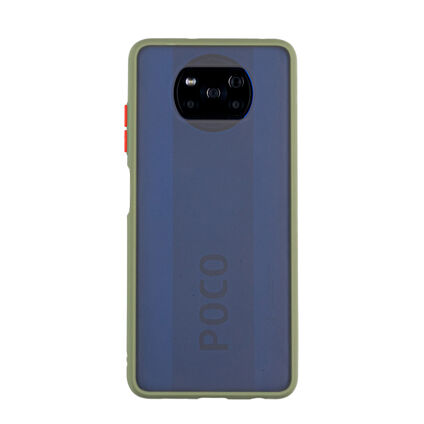 Фото Чехол для Xiaomi POCO X3 бампер AT Frosted case (Хаки)