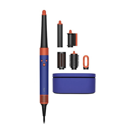 Фото Фен-стайлер Dyson Airwrap Complete Long HS08 i.d. б/у (с переходником на евровилку, синие румяна/топаз, отличное)