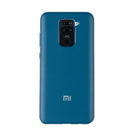 Фото Чехол для Xiaomi Redmi Note 9 бампер EXPERTS Soft touch (Синий)