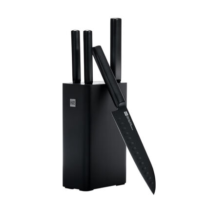 Фото Набор ножей Huo Hou Heat Cool Black Non-stick Knife Set HU0076