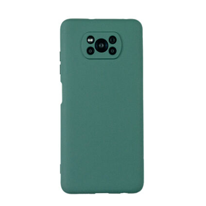 Фото Чехол для Xiaomi Pocophone X3 бампер AT Soft touch (Темно-зеленый)