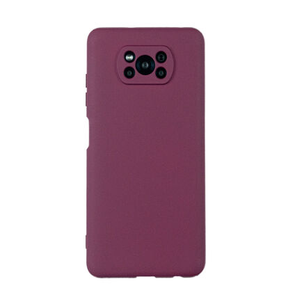 Фото Чехол для Xiaomi Pocophone X3 бампер AT Soft touch (Бордовый)