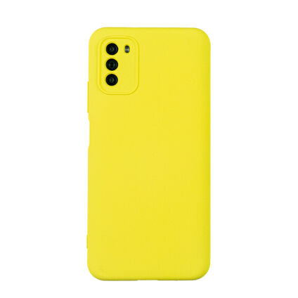 Фото Чехол для Xiaomi POCO M3 бампер CASE Liquid (Желтый)