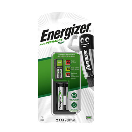 Фото Зарядное устройство Energizer Mini Charger и 2 аккумулятора AAA 700mAh