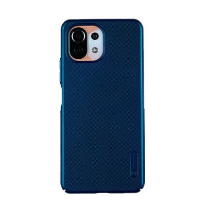 Фото Чехол для Xiaomi Mi 11 Lite бампер пластиковый Nillkin (Морская волна)