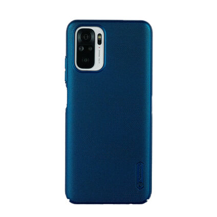 Фото Чехол для Xiaomi Redmi Note 10 бампер пластиковый Nillkin (Морская волна)