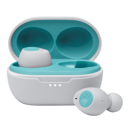 Фото Беспроводные Bluetooth наушники JBL Tune 115 TWS (Серо-бирюзовый)