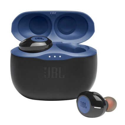 Фото Беспроводные Bluetooth наушники JBL Tune 125 TWS (Черно-синие)
