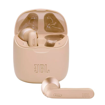 Фото Беспроводные Bluetooth наушники JBL Tune 225 TWS (Золотые)