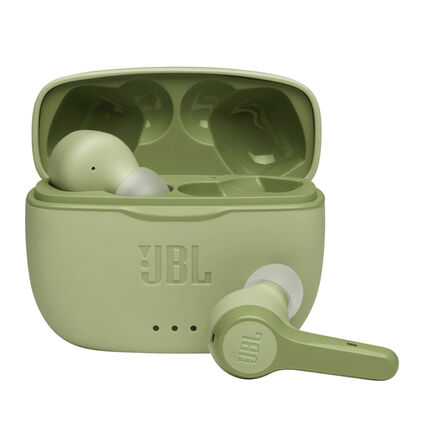 Фото Беспроводные Bluetooth наушники JBL Tune 215 TWS (Зеленые)