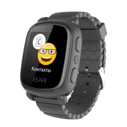 Фото Умные детские часы Elari KidPhone 2 (Черные)