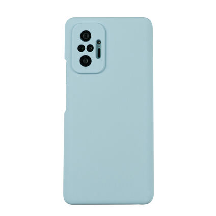 Фото Чехол для Xiaomi Redmi Note 10 Pro бампер АТ Silicone Case (Светло-голубой)