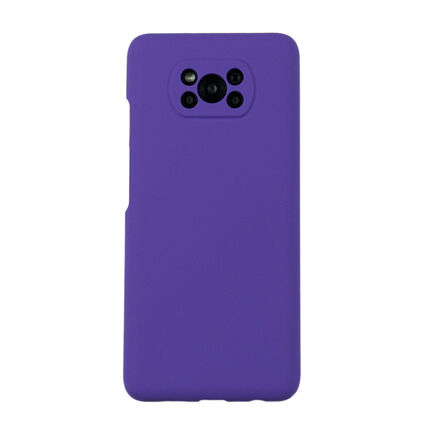 Фото Чехол для POCO X3/X3 Pro бампер АТ Silicone Case (Фиолетовый)