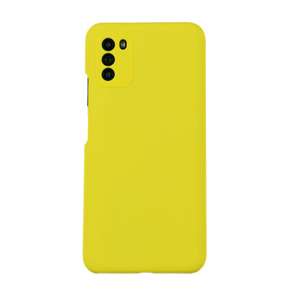 Фото Чехол для POCO M3 бампер АТ Silicone Case (Светло-желтый)