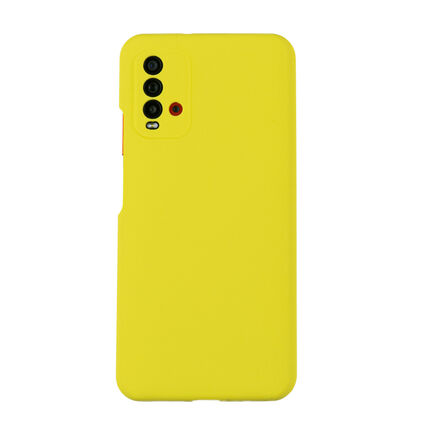 Фото Чехол для Xiaomi Redmi 9T бампер АТ Silicone Case (Светло-желтый)