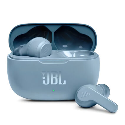 Фото Беспроводные Bluetooth наушники JBL Wave 200TWS (Синие)