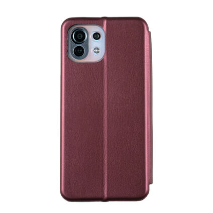 Фото Чехол для Xiaomi Mi 11 Lite книжкой АТ (Бордовый)