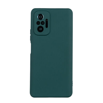 Фото Чехол для Xiaomi Redmi Note 10 Pro бампер АТ Soft touch (Темно-зеленый)