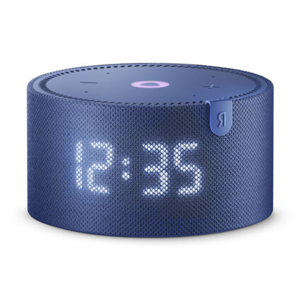 Фото Умная колонка Новая Яндекс.Станция Мини с Алисой с часами б/у (Синяя, хорошее)