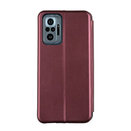 Фото Чехол для Xiaomi Redmi Note 10 Pro книжкой АТ (Бордовый)