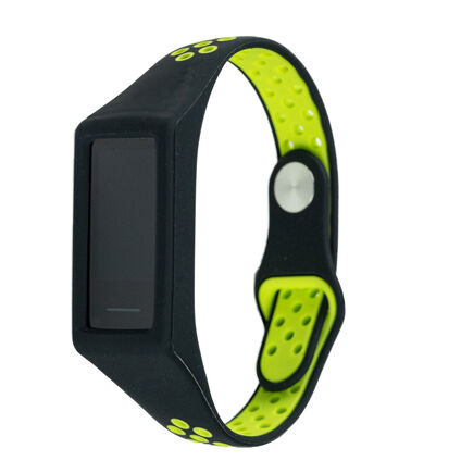 Фото Ремешок для Xiaomi Redmi Band/4С Sport (Черно-зеленый)