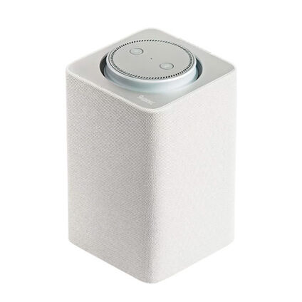 Фото Умная колонка Яндекс Станция Алиса (Серебристо-серая)