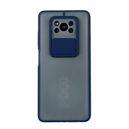 Фото Чехол для POCO X3 бампер EXSPERTS Linear TPU (Синий)