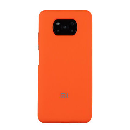 Фото Чехол для POCO X3 бампер EXPERTS Soft touch (Оранжевый)