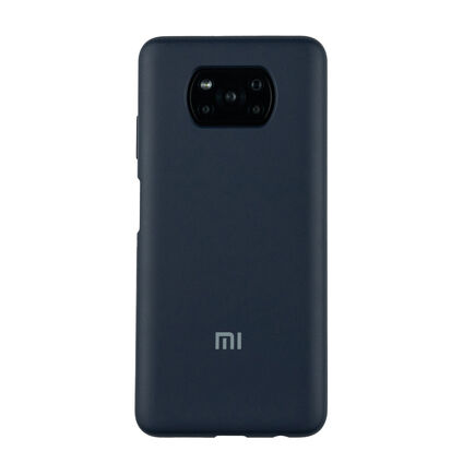 Фото Чехол для POCO X3 бампер EXPERTS Soft touch (Темно-синий)