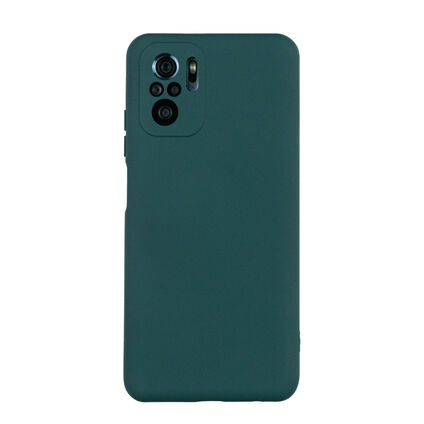 Фото Чехол для Xiaomi Redmi Note 10/10S бампер АТ Soft touch (Темно-зеленый)