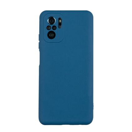 Фото Чехол для Xiaomi Redmi Note 10/10S бампер АТ Soft touch (Темно-синий)