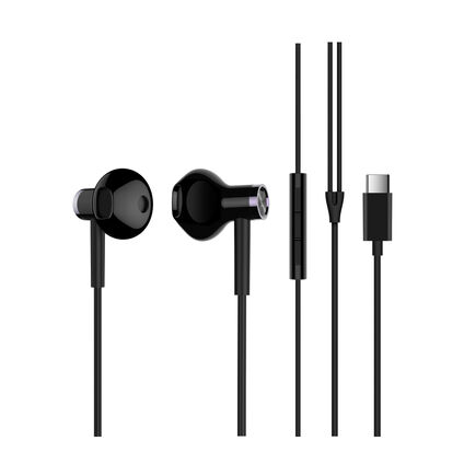 Фото Наушники Xiaomi Mi Dual Driver Earphones Type-C (Черные)