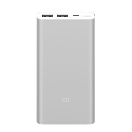 Фото Портативное зарядное Xiaomi Mi Power Bank 2i / 2s 10000 мАч (Серебристый)