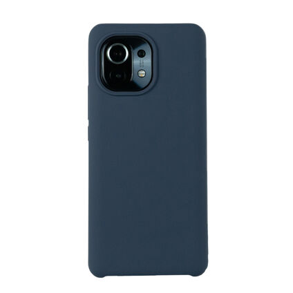 Фото Чехол для Xiaomi Mi 11 бампер АТ Silicone Case (Темно-синий)