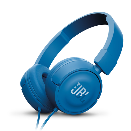 Фото Проводные накладные наушники JBL T450 (Синие)