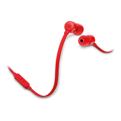 Фото Наушники JBL TUNE 110 (Красные) Фото Наушники JBL TUNE 110 (Красные)
